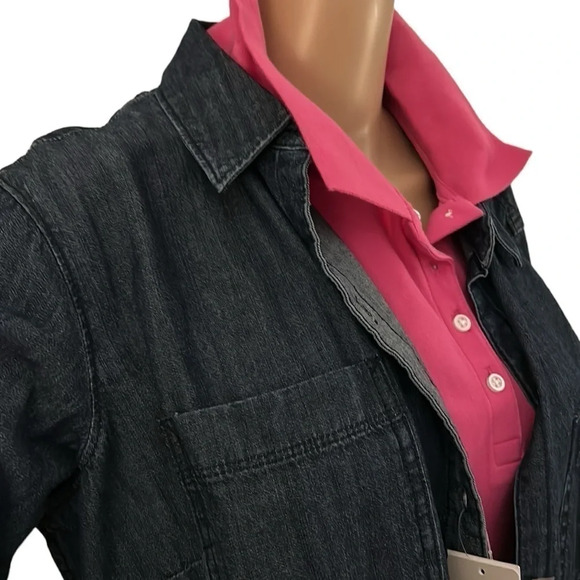 SALE ! Y2K NWT pink polo shirt.flattering ,stretchy,comfy,casual,golf shirt - Picture 10 of 16